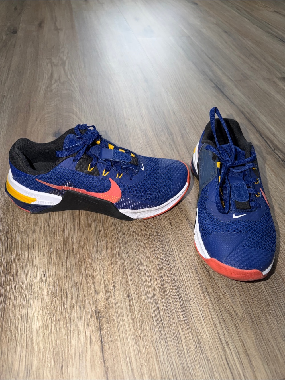 Nike Men’s Metcon 7 Deep Royal Blue/Black/White Magic Ember Mesh CZ8281-448